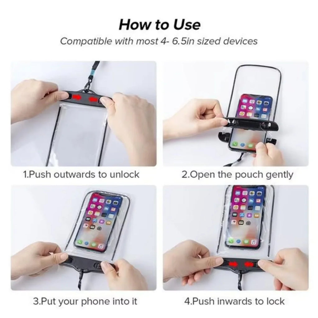 BreezeGuard™ Waterproof Phone Pouch